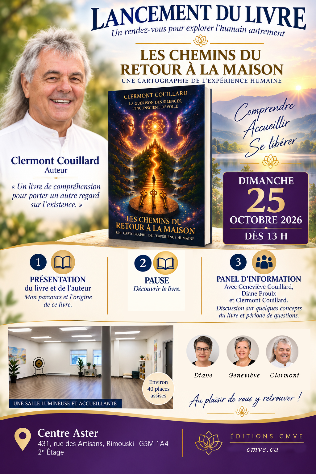 Lancement du livre Les Chemins du Retour à la Maison